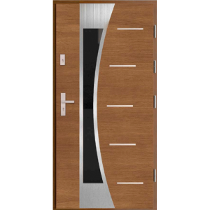 Dřevěné venkovní dveře AGMAR ABRA