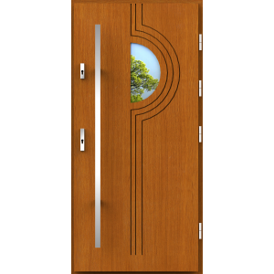 Dřevěné venkovní dveře AGMAR ABRIL