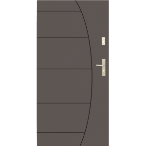 Ocelové venkovní dveře WIKED - VZOR 26G